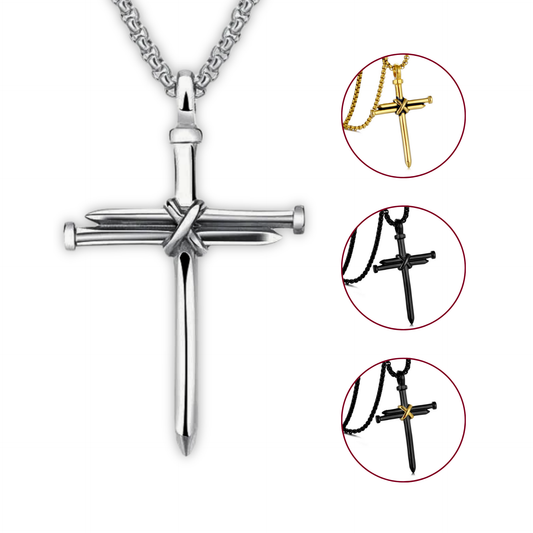 Crossed Nails Necklace